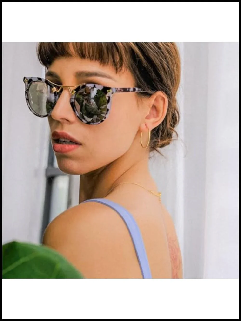 Retro Round Sunglasses – UV400 Protection, Plastic Frame, Gift